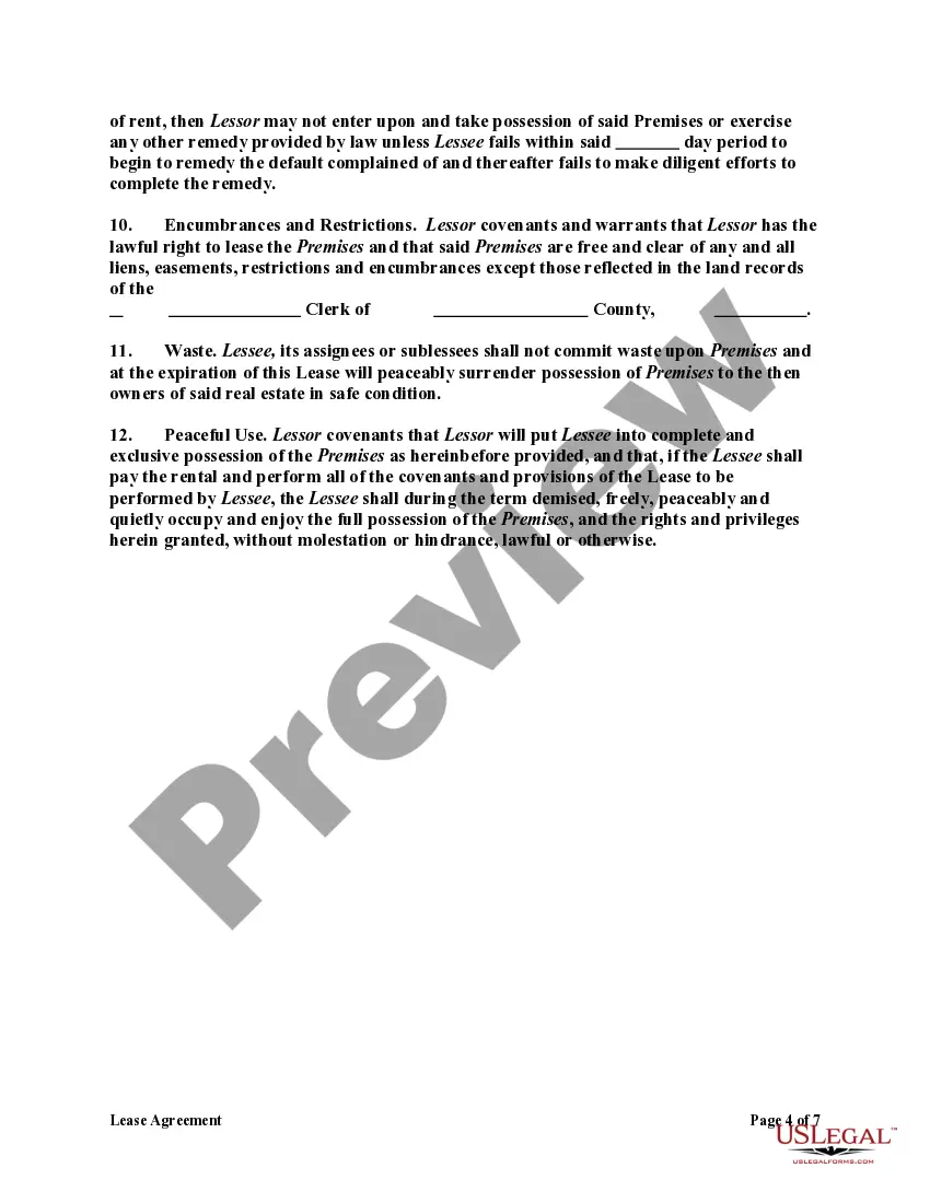 Preview Lease Agreement Between Two Nonprofit Church Corporations