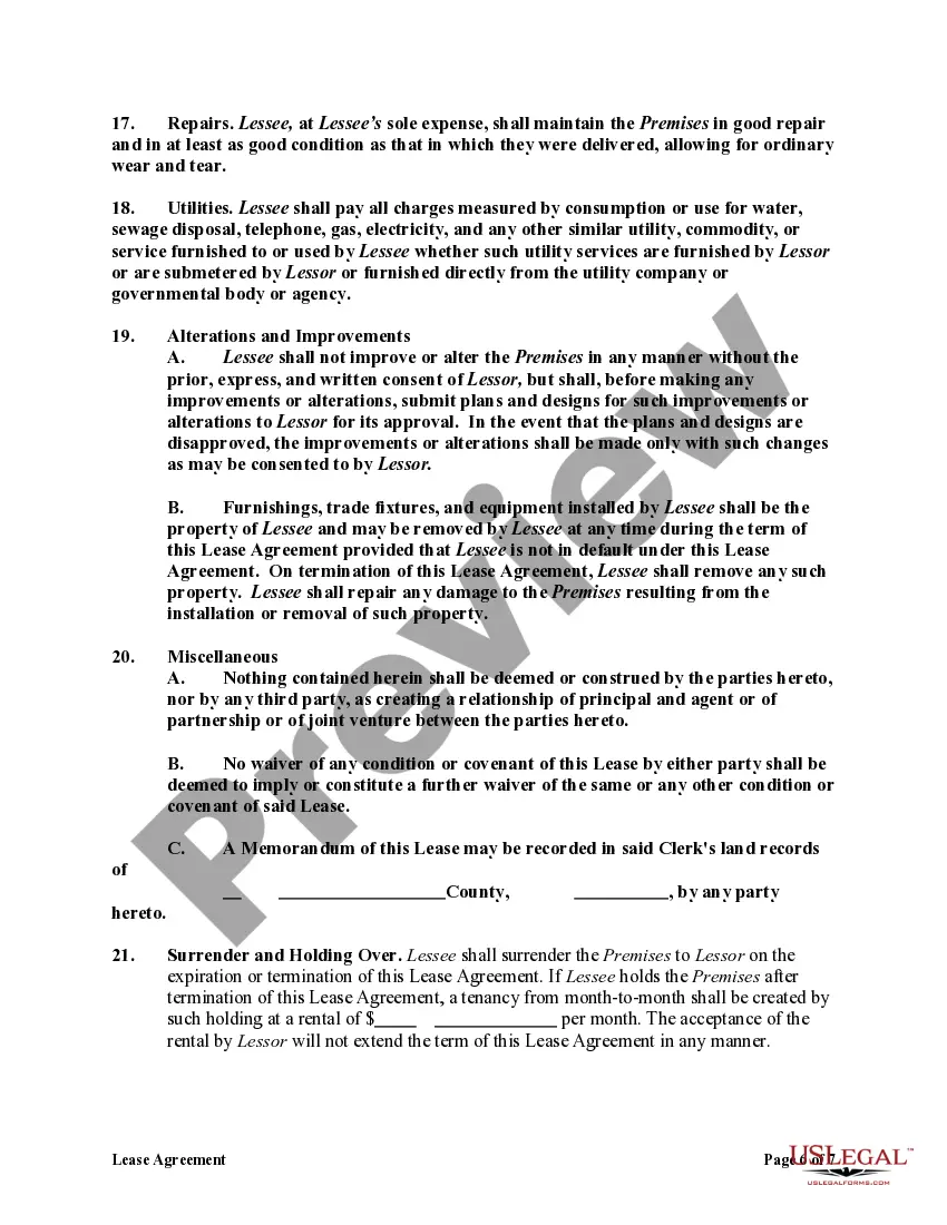 Preview Lease Agreement Between Two Nonprofit Church Corporations