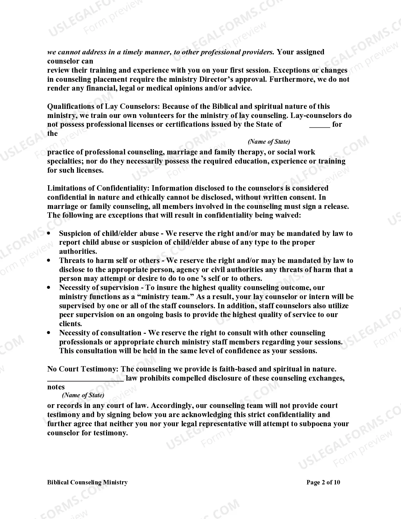 Preview Biblical Counseling Ministry