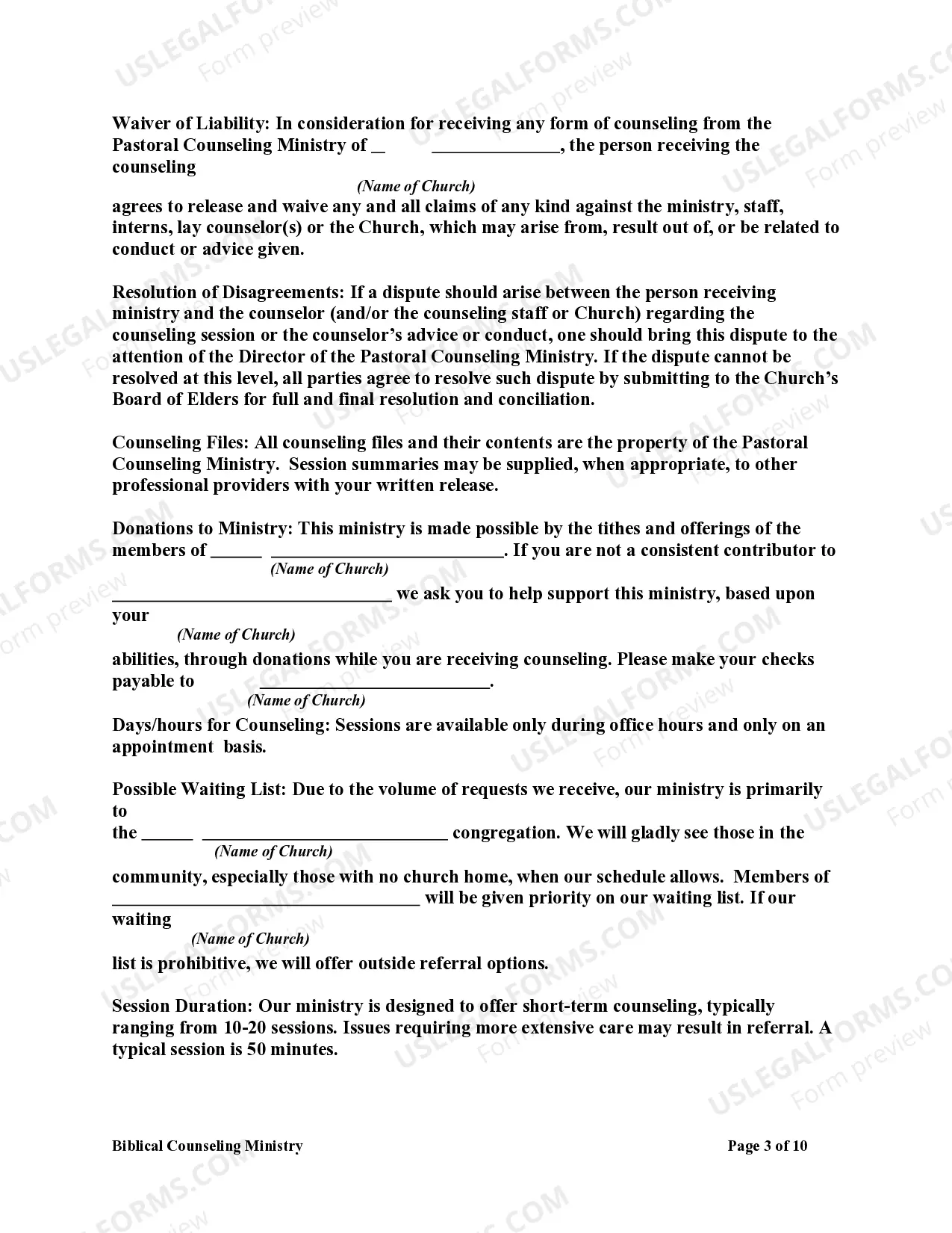 Preview Biblical Counseling Ministry