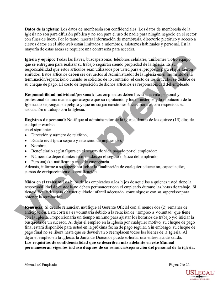 Preview Manual del empleado Versión 2014 Aprobado en la reunión de negocios del 20 de enero de 2015