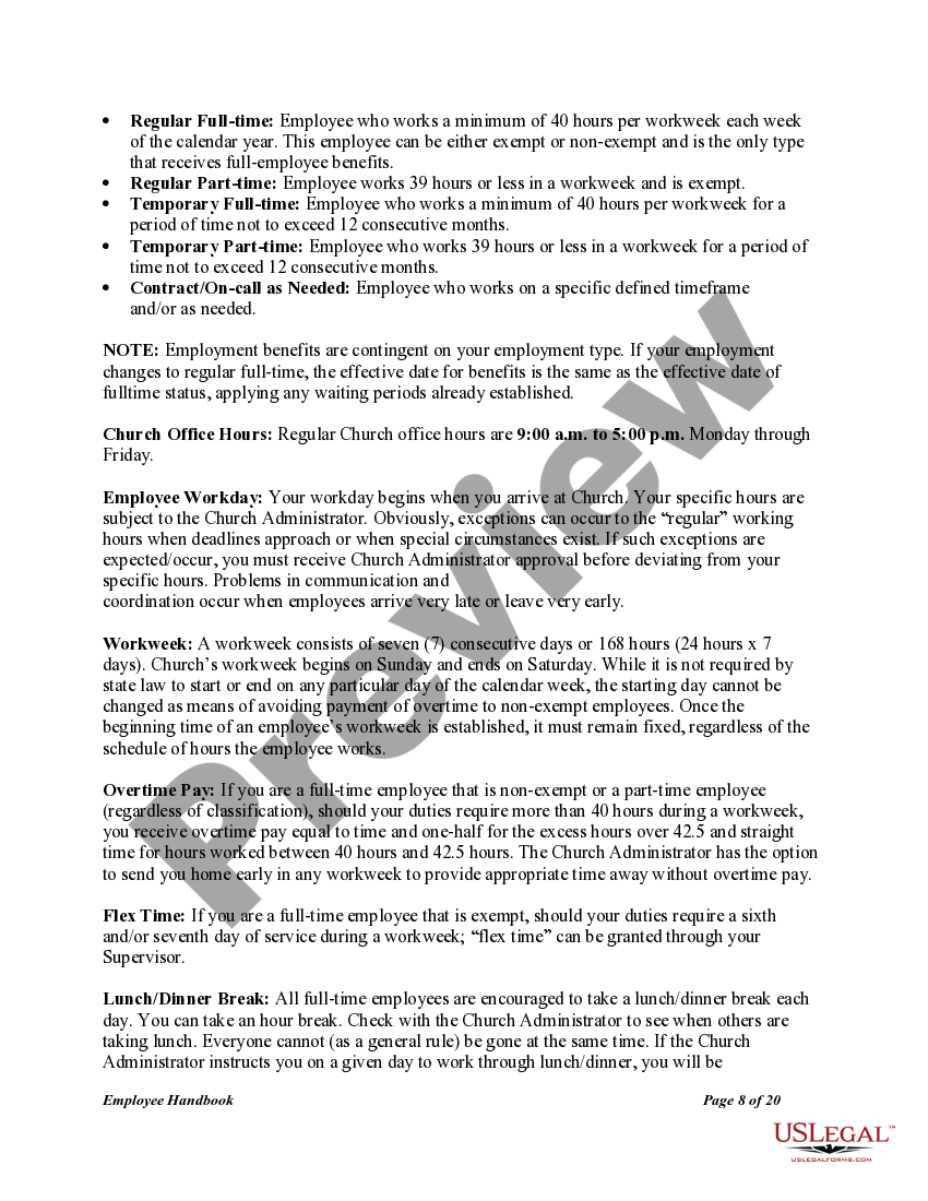 Employee 20 Business Form 13825 US Legal Forms
