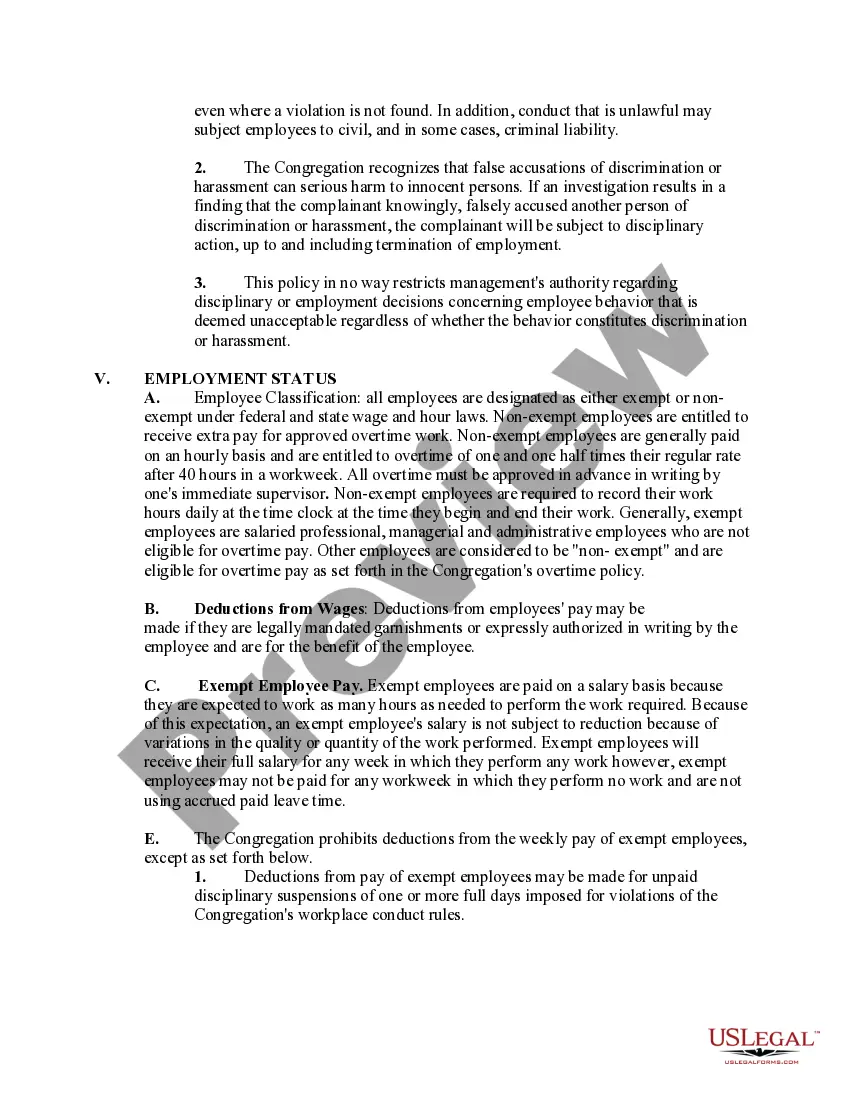 Get Oak Ridge Temple Employee Handbook Preview Oak Ridge Temple Employee Handbook