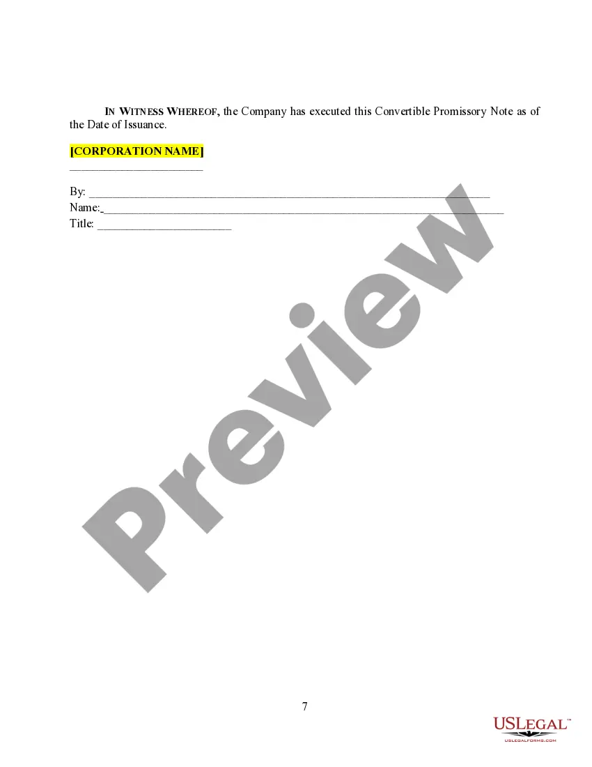Get Convertible Promissory Note Preview Convertible Promissory Note