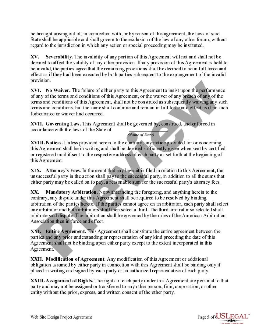 Get Website Design Project Agreement Preview Website Design Project Agreement