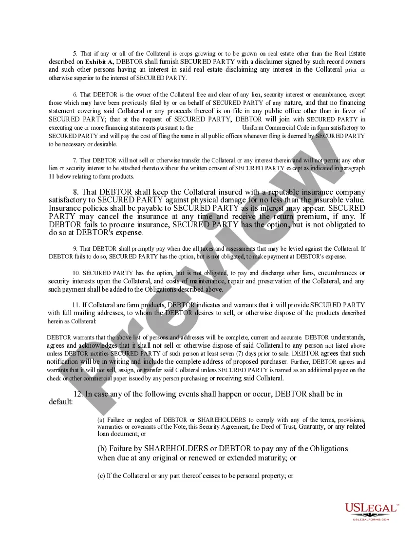 Get Amended Uniform commercial code security agreement Preview Amended Uniform commercial code security agreement