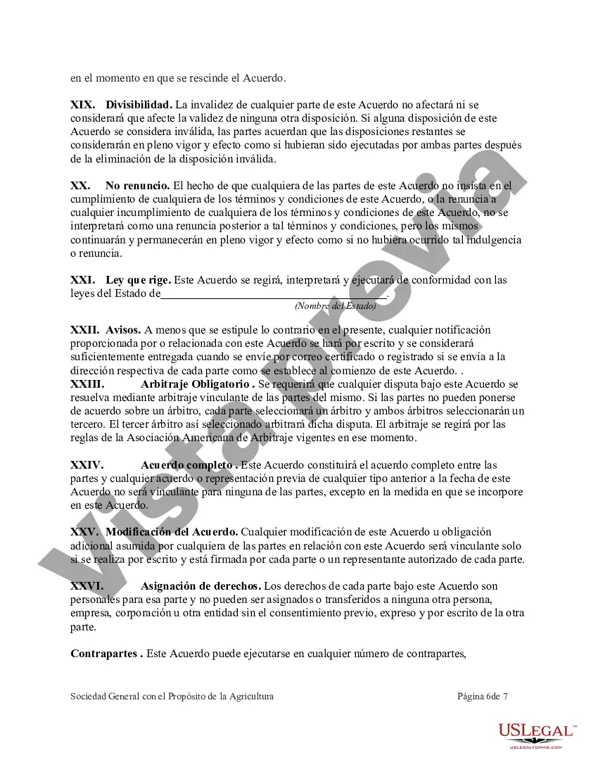 Preview Sociedad General con el Propósito de la Agricultura