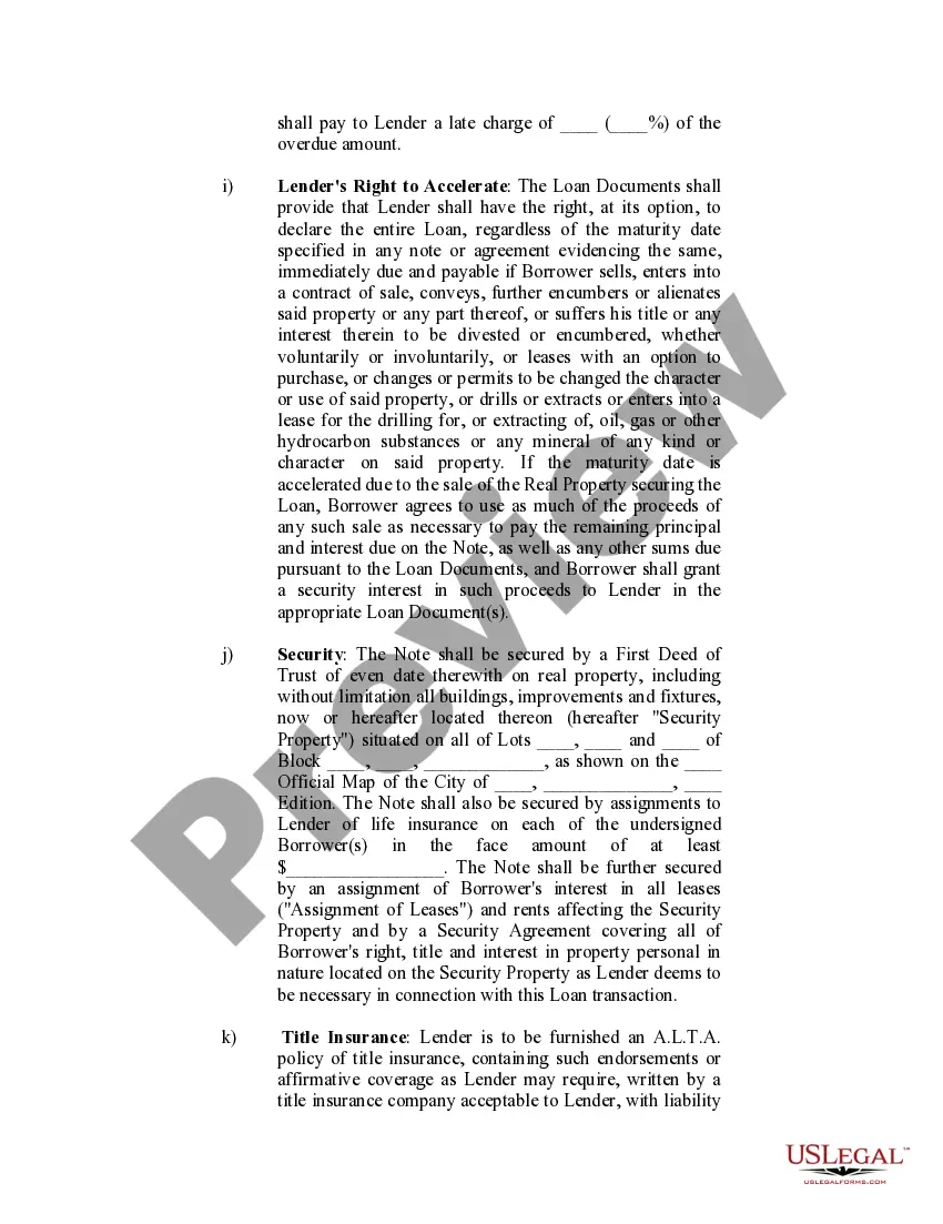 Get Loan Commitment Agreement Preview Loan Commitment Agreement