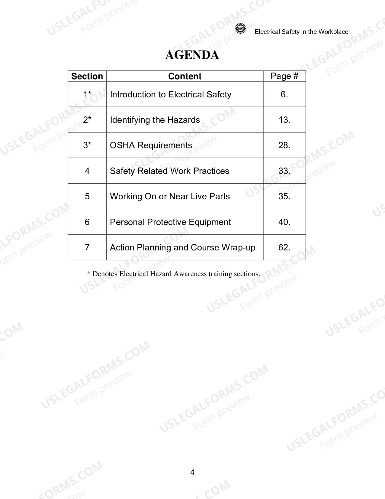 Preview Electrical Safety Training Manual