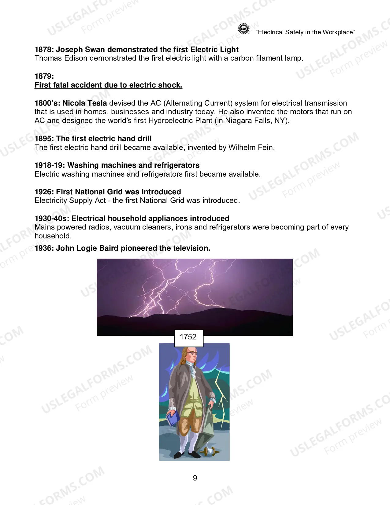 Preview Electrical Safety Training Manual