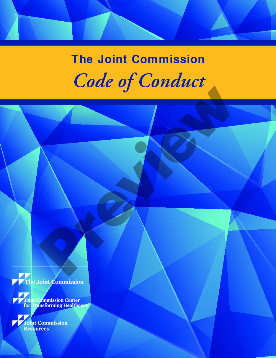 page 0 Joint Commission Code of Conduct preview