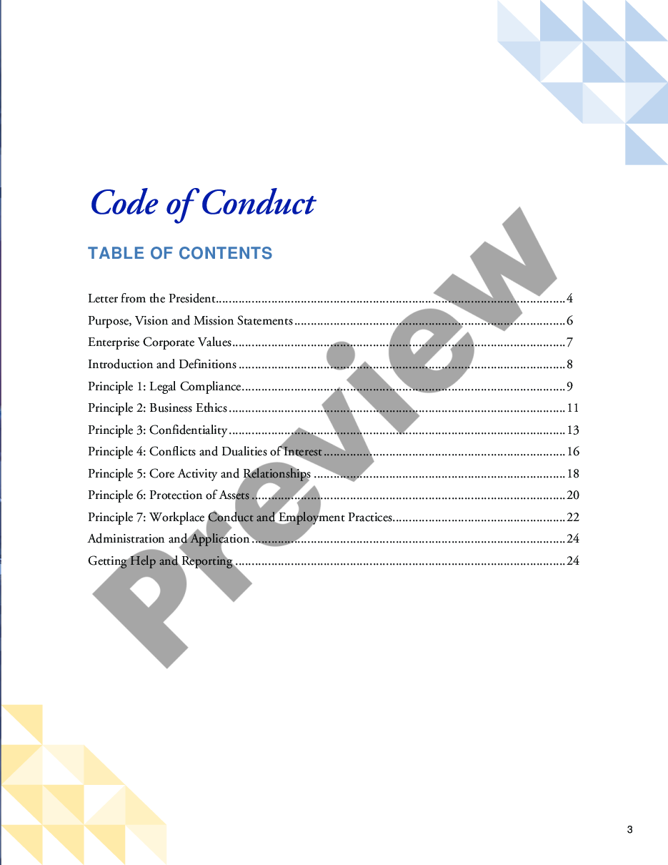 page 2 Joint Commission Code of Conduct preview
