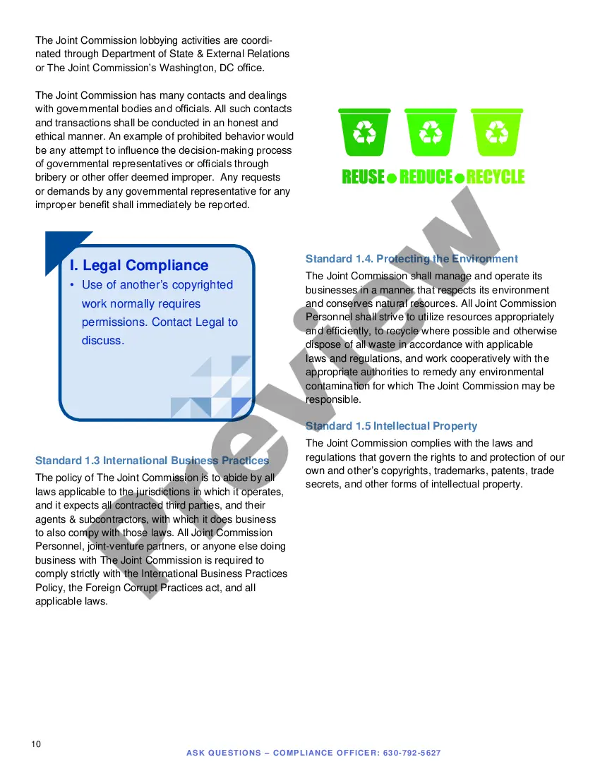 Get Joint Commission Code of Conduct Preview Joint Commission Code of Conduct