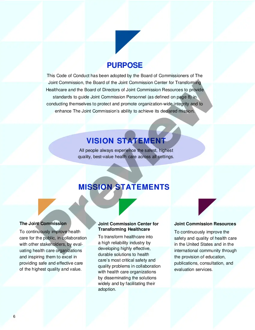 Get Joint Commission Code of Conduct Preview Joint Commission Code of Conduct