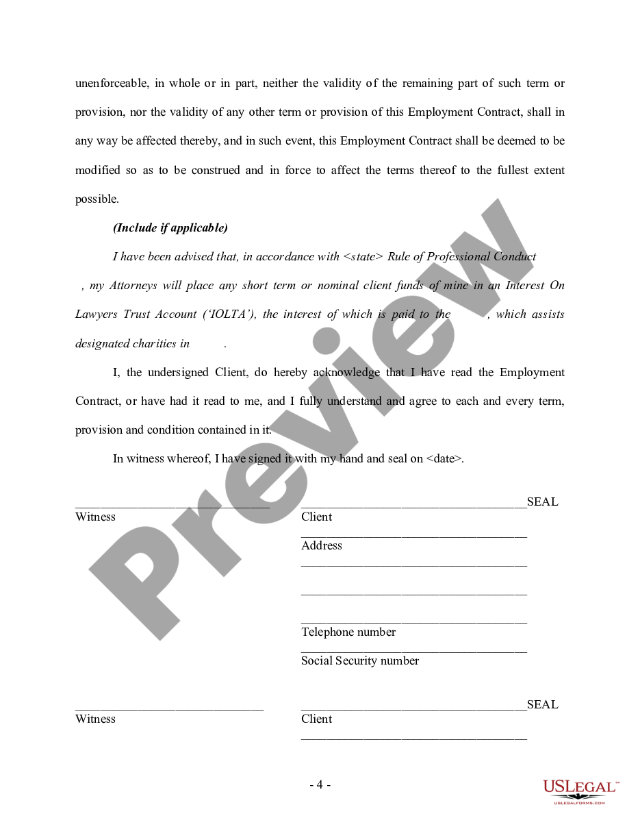 page 3 Sample Letter regarding Employment Contract preview