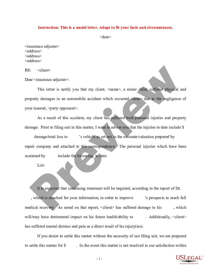 Sample Personal Injury Settlement Letter