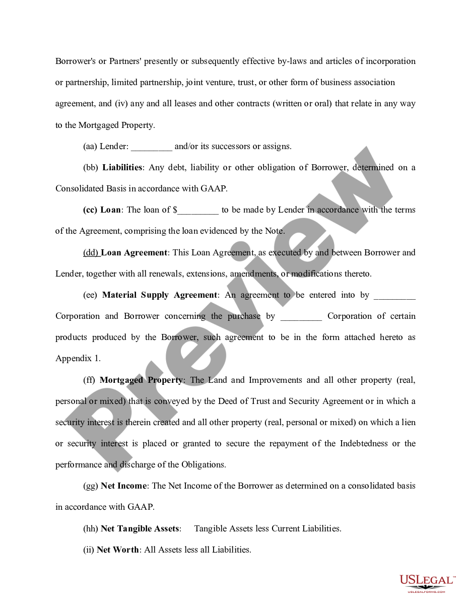 page 5 Loan Agreement for Family Member preview