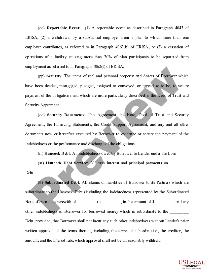 Preview Loan Agreement for Equipment