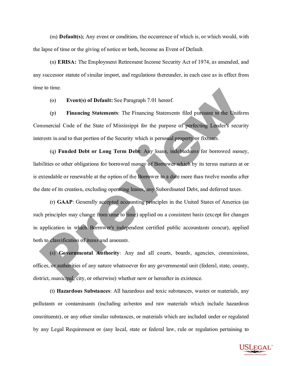 page 3 Loan Agreement for LLC preview