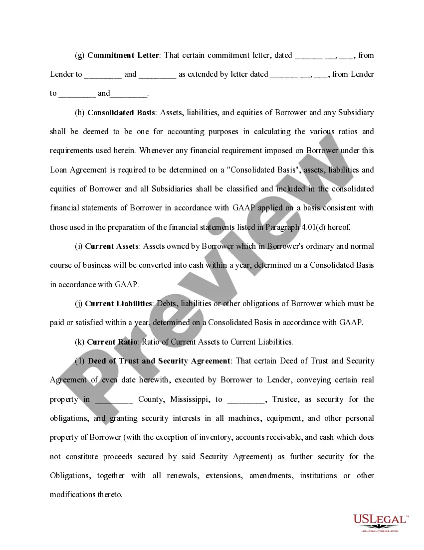 Preview Loan Agreement for Investment