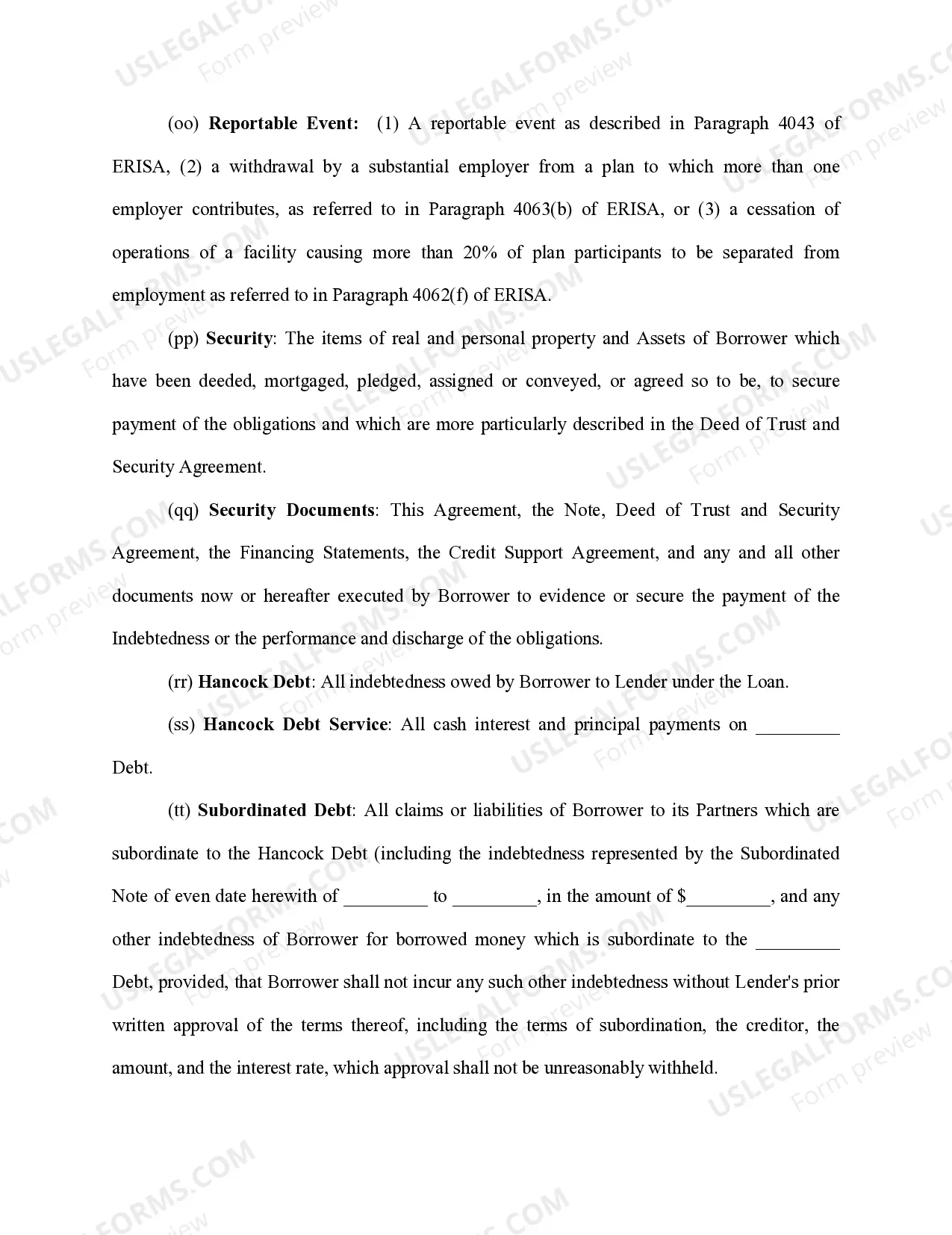 Preview Loan Agreement for Personal Loan