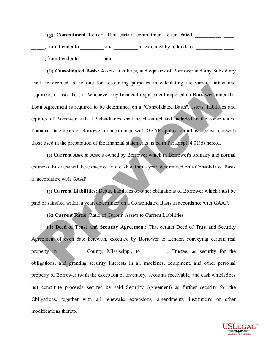 Loan Agreement For Property US Legal Forms