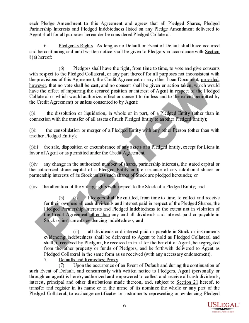 Get Agreement Pledge of Stock and Collateral for Loan Preview Agreement Pledge of Stock and Collateral for Loan