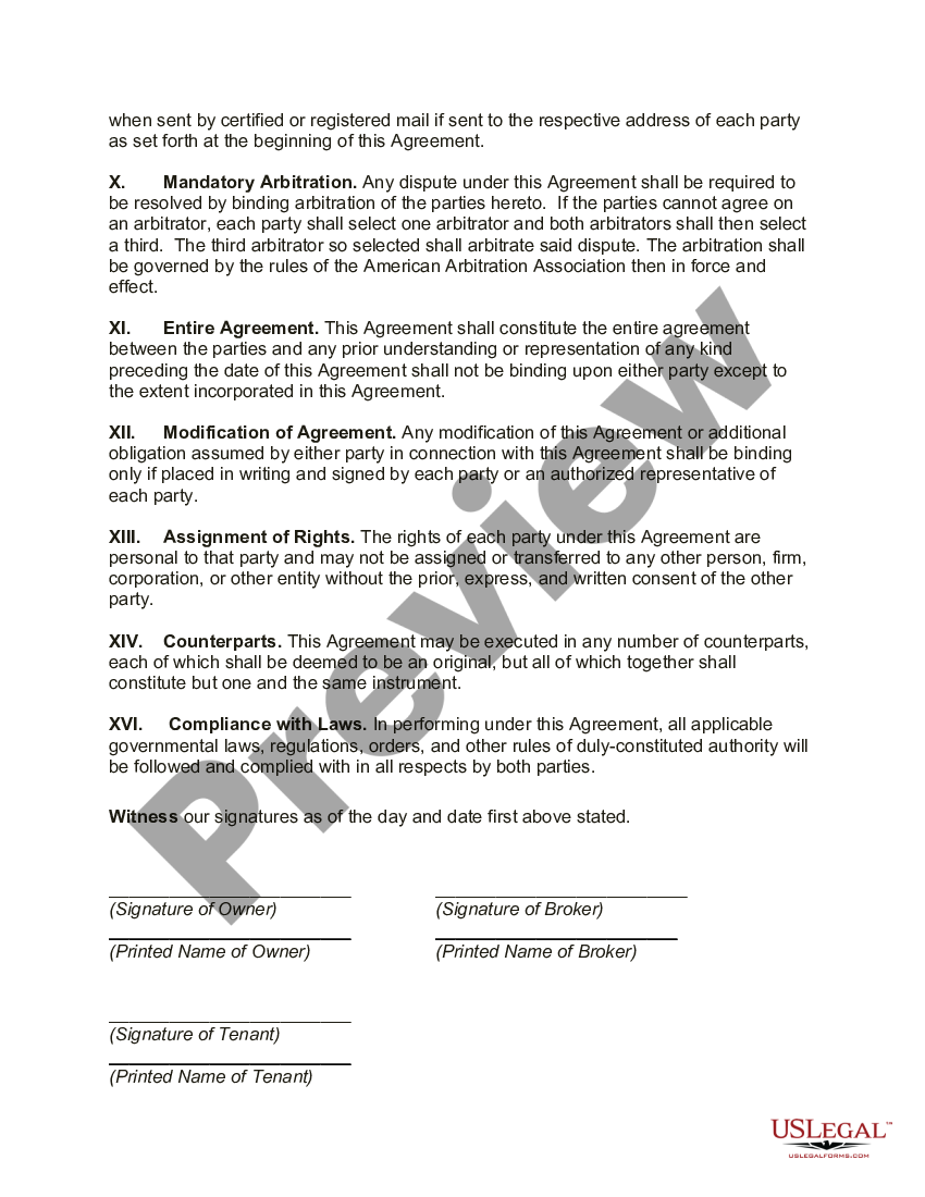 Idaho Leasing Commission Agreement Commission Agreement Us Legal Forms 8406