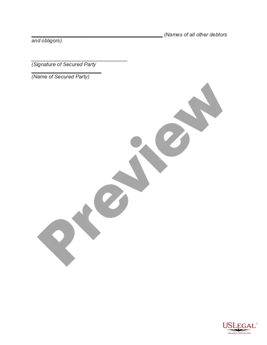 Preview Notice of Public Sale of Collateral (Consumer Goods) on Default