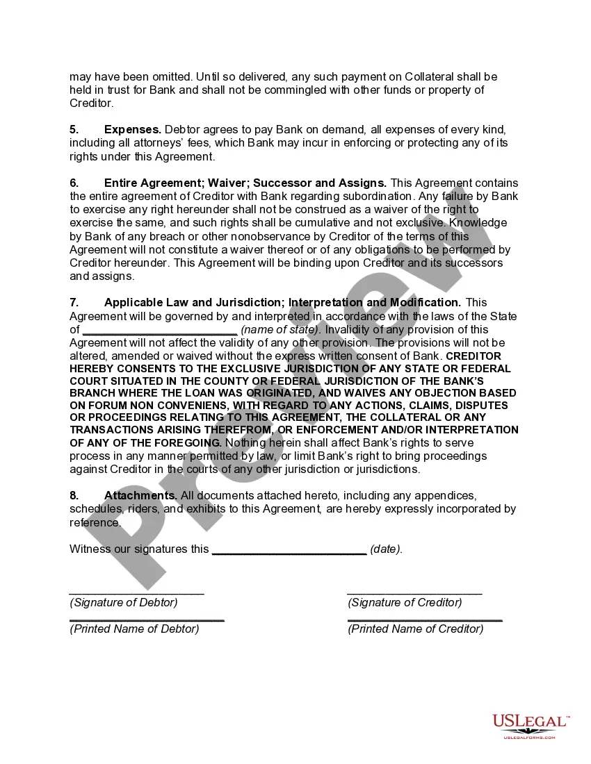 Get Security Interest Subordination Agreement Preview Security Interest Subordination Agreement