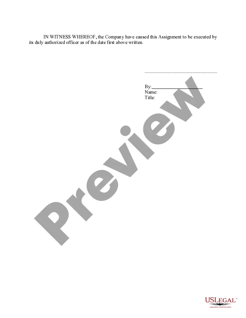 Preview Collateral Assignment of Lease