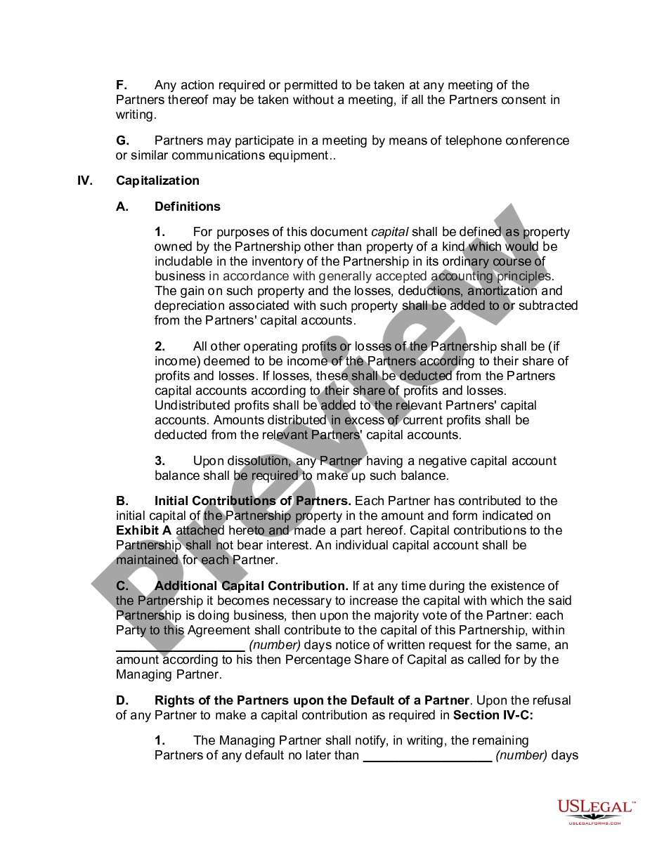 page 4 Professional Limited Liability Partnership Agreement to Practice Medicine preview