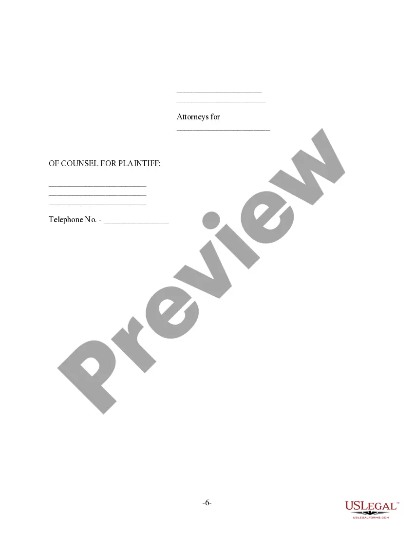 Preview Complaint in Federal Court For Commercial Lease Matter