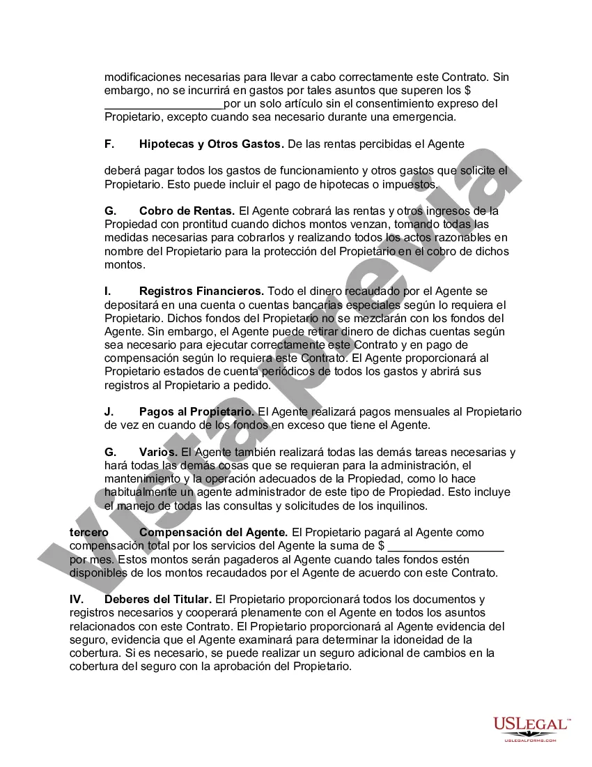 Preview Contrato de Gestión de Vivienda Unifamiliar