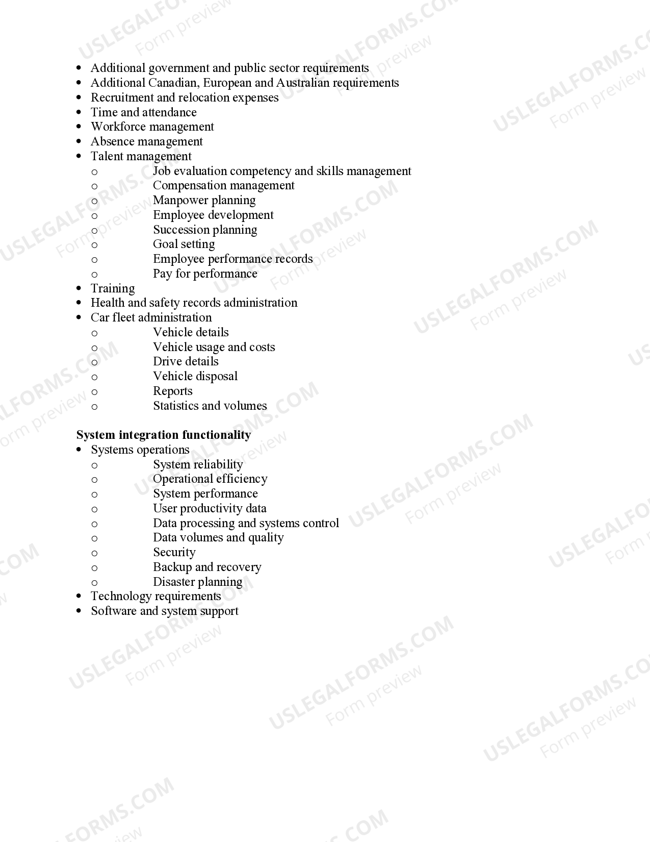 Software Requirements | US Legal Forms