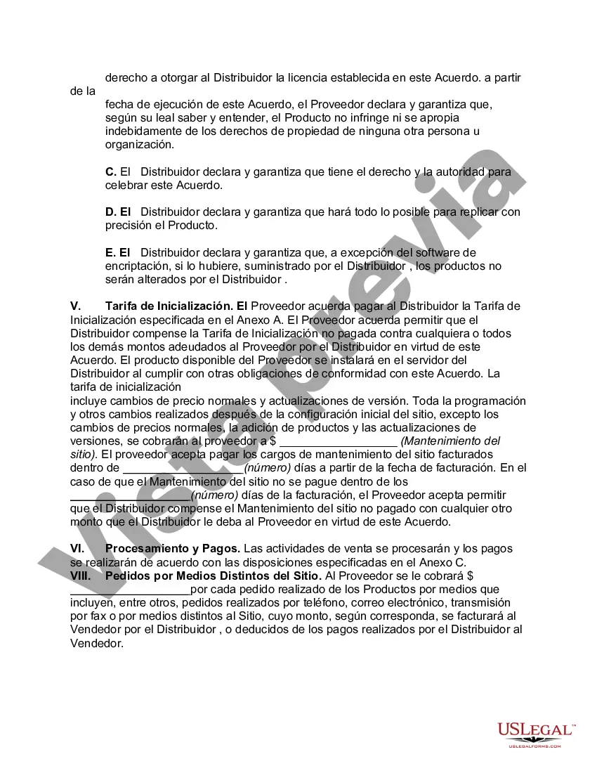 Preview Acuerdo de distribución de software electrónico