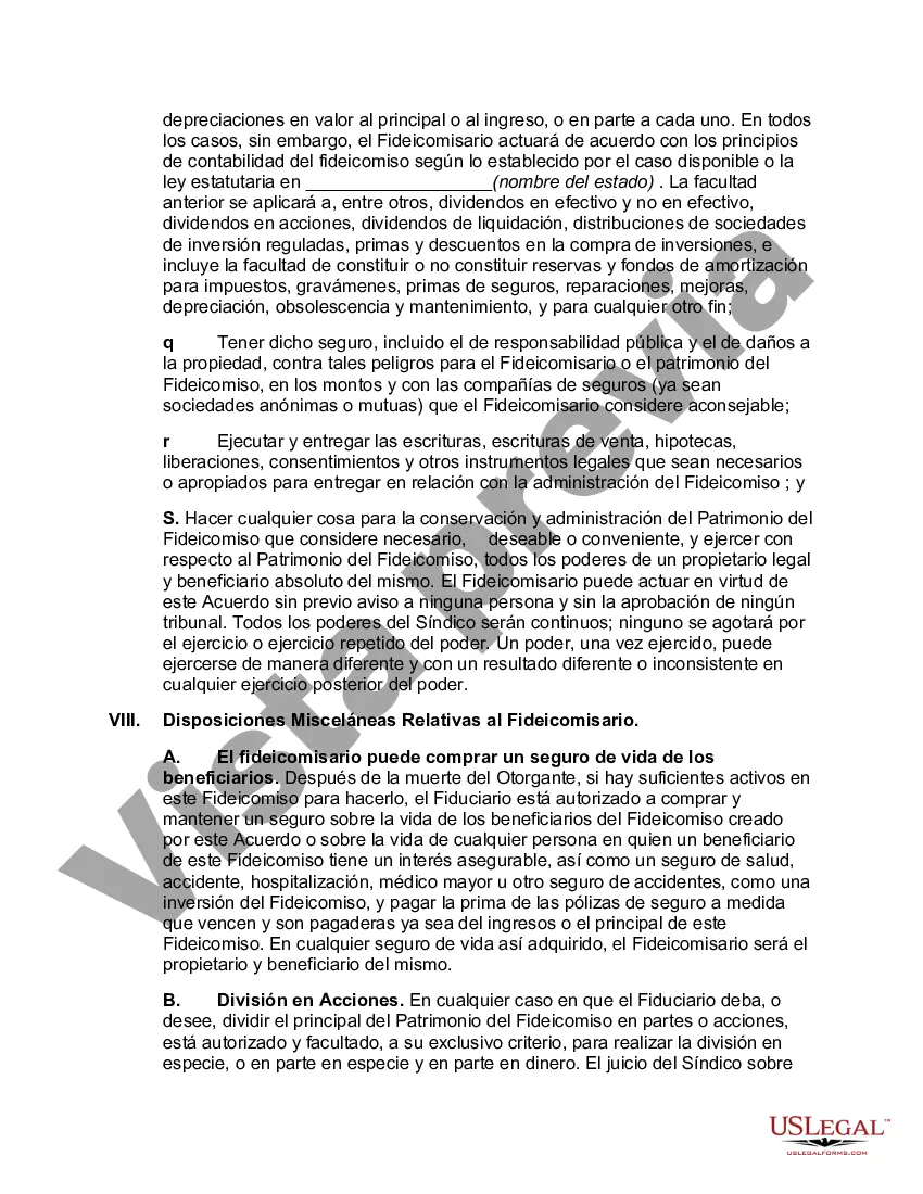 Preview Fideicomiso de seguro de vida irrevocable: los beneficiarios tienen derecho de retiro de Crummey
