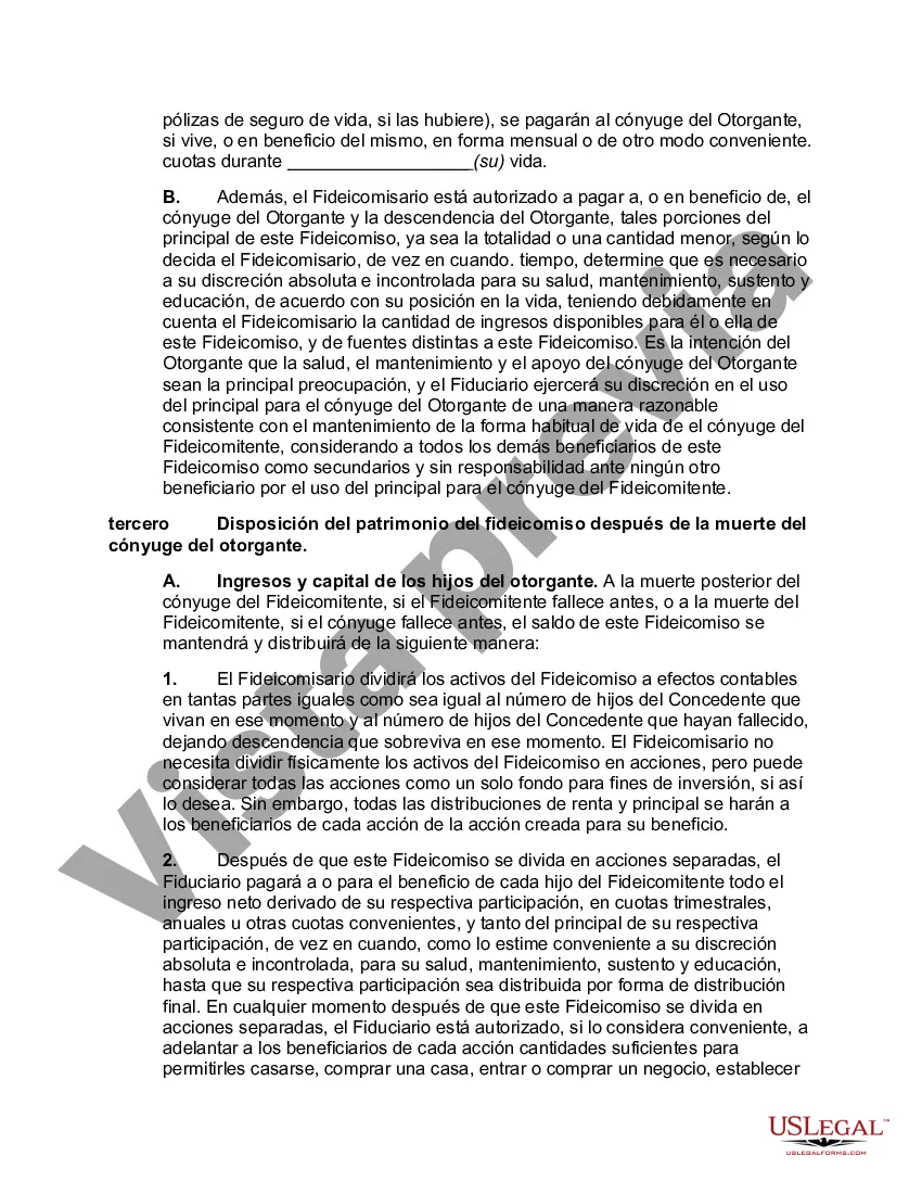 Preview Fideicomiso de seguro de vida irrevocable: los beneficiarios tienen derecho de retiro de Crummey