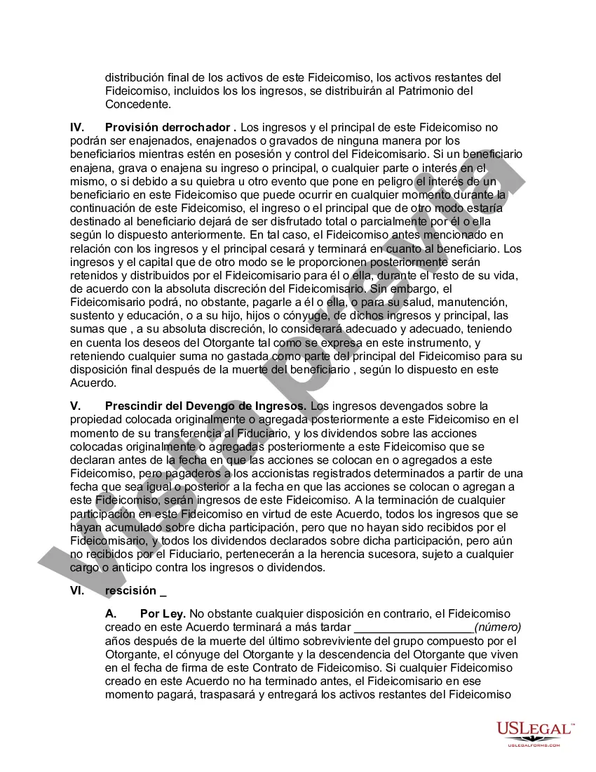 Preview Fideicomiso de seguro de vida irrevocable: los beneficiarios tienen derecho de retiro de Crummey