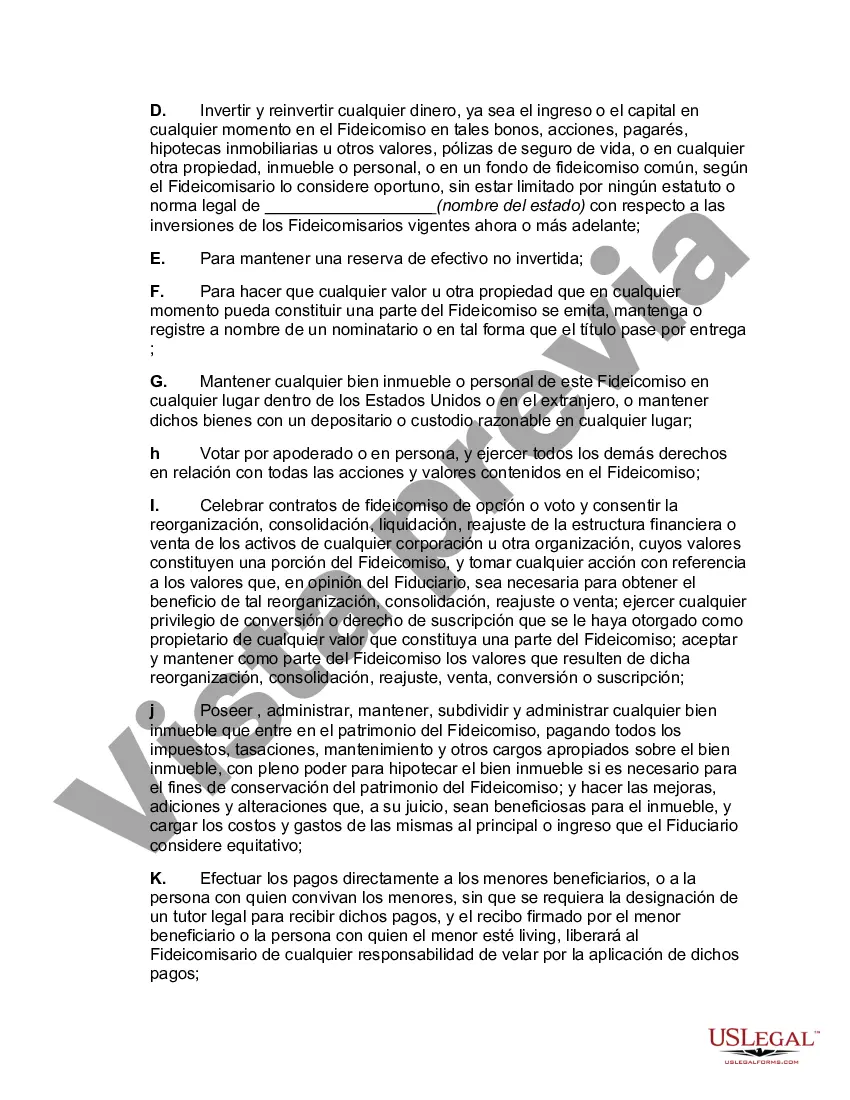 Preview Fideicomiso de seguro de vida irrevocable: los beneficiarios tienen derecho de retiro de Crummey