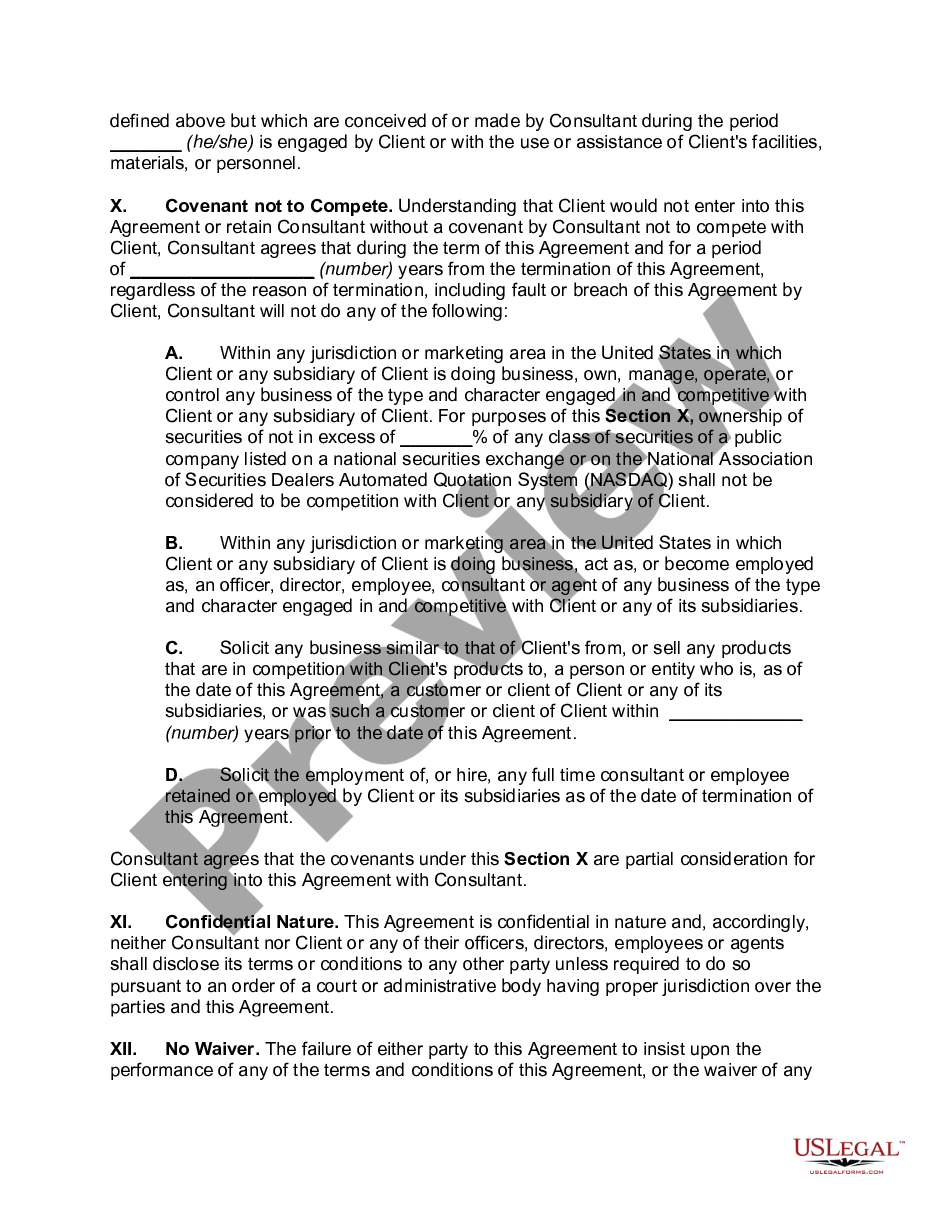 page 4 Contract with Consultant for Marketing, Website Development and Product Development preview