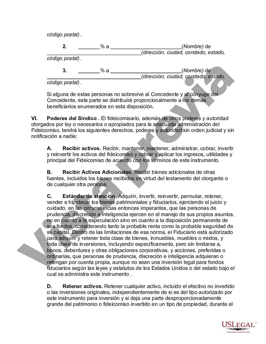 Preview Fideicomiso en Vida con Provisiones por Discapacidad