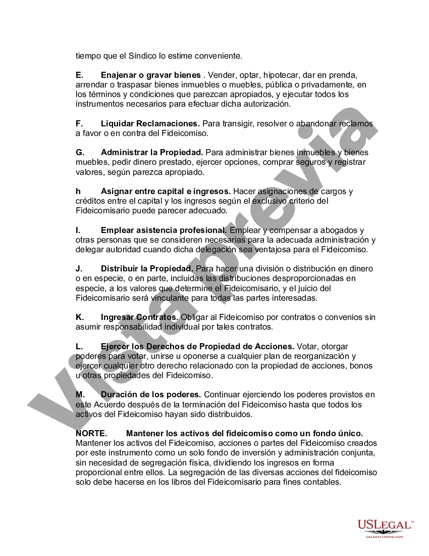 Preview Fideicomiso en Vida con Provisiones por Discapacidad