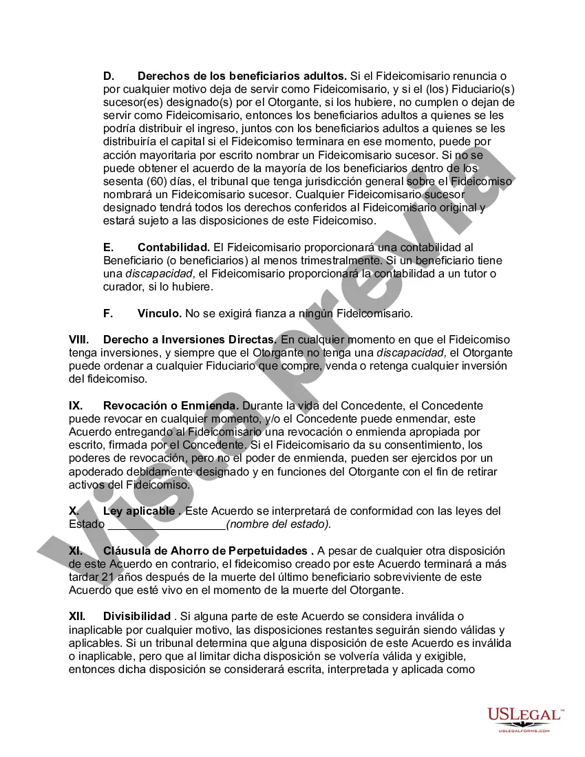 Preview Fideicomiso en Vida con Provisiones por Discapacidad