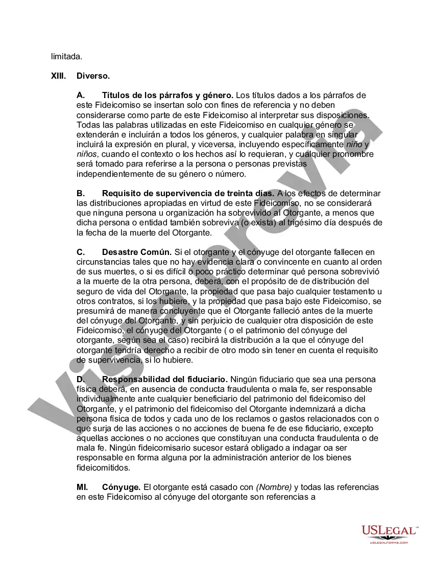 Preview Fideicomiso en Vida con Provisiones por Discapacidad