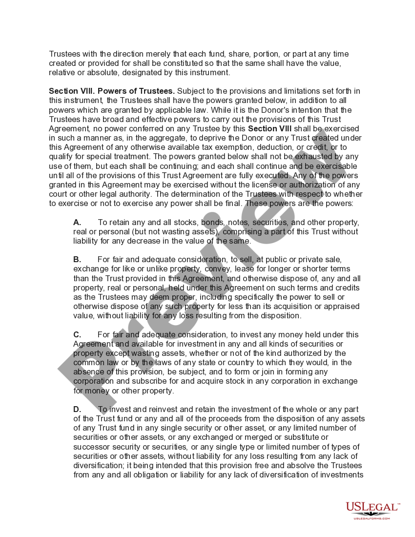 Texas Qualified Personal Residence Trust Qualified Personal Residence