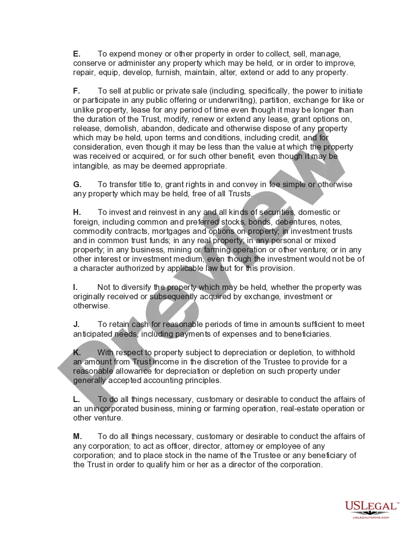 Get Qualified Subchapter-S Trust for Benefit of Child with Crummey Trust Agreement Preview Qualified Subchapter-S Trust for Benefit of Child with Crummey Trust Agreement