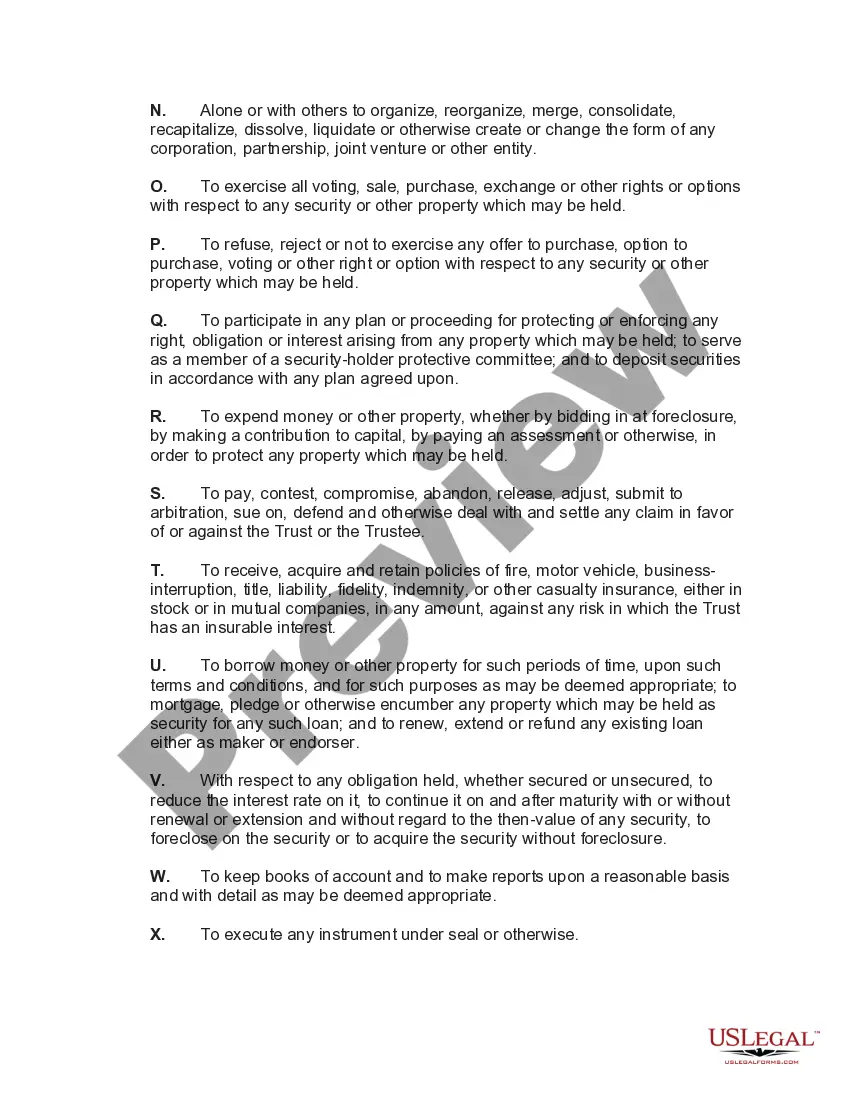 Get Qualified Subchapter-S Trust for Benefit of Child with Crummey Trust Agreement Preview Qualified Subchapter-S Trust for Benefit of Child with Crummey Trust Agreement