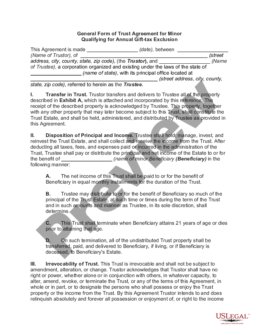 sample-trust-agreement-for-minors-us-legal-forms