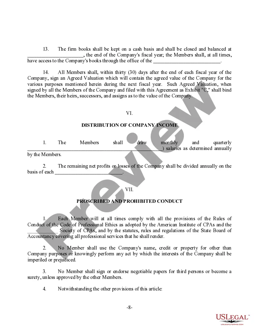 Get PLLC Operating Statement Preview PLLC Operating Statement